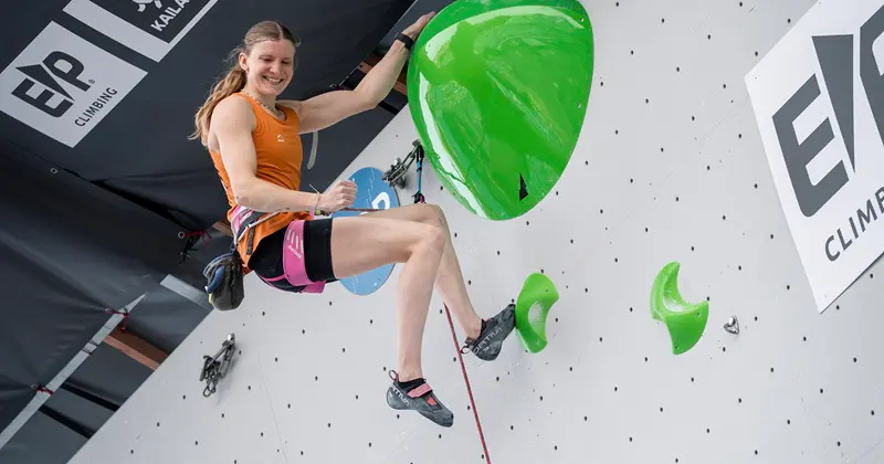 Lynn van der Meer in actie